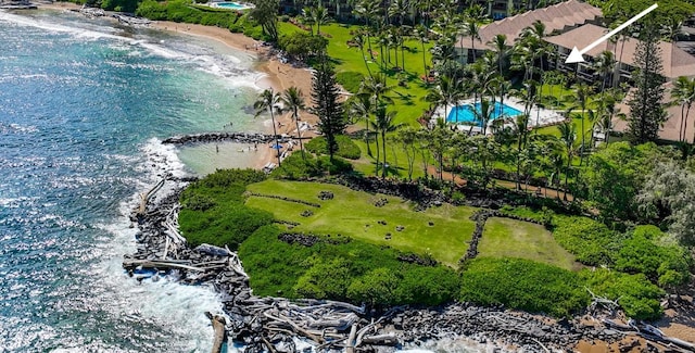 410 Papaloa Rd Unit 225, Kapaa, HI 96746 - bird's eye view of a large body of water