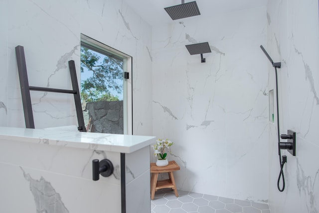 75-650 Halewili Pl, Kailua-Kona, HI 96725 - bathroom view of a marble finish shower