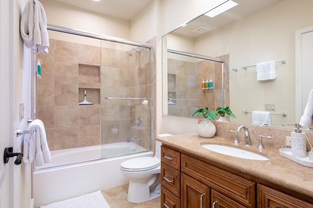 76-853 N Pakalakala Pl, Kailua-Kona, HI 96740 - bathroom featuring vanity and combined bath / shower with glass door