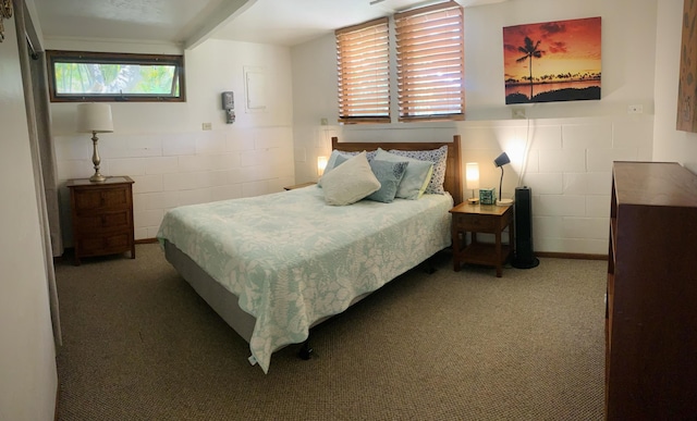 76-6252 Kokoolua Way, Kailua-Kona, HI 96740 - bedroom featuring carpet and concrete block wall