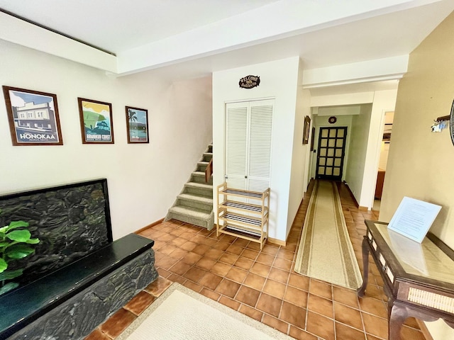 76-6252 Kokoolua Way, Kailua-Kona, HI 96740 - interior space featuring tile patterned floors and stairway