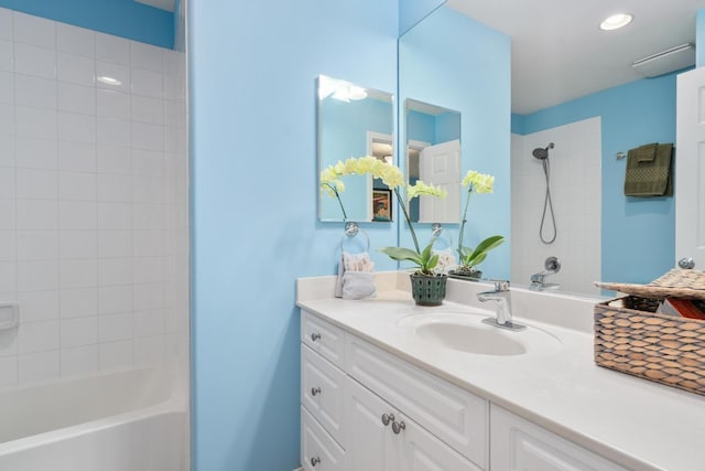 75-650 Mea Lanakila St, Kailua-Kona, HI 96740 - full bathroom featuring vanity and  shower combination