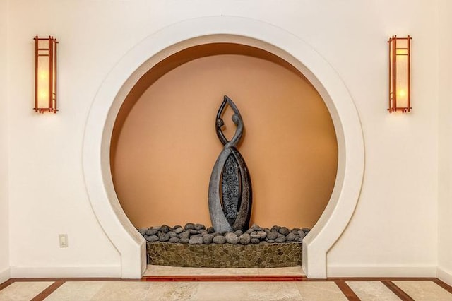 78-7259 Puuloa Rd, Kailua-Kona, HI 96740 - detailed view of inlaid floor details and arched walkways