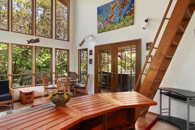 11-3868 Liona St, Volcano, HI 96785 - sunroom with french doors