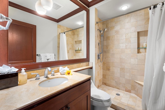 69-1000 Kolea Kai Cir Unit 4A, Waikoloa, HI 96738 - bathroom with vanity and a tile shower
