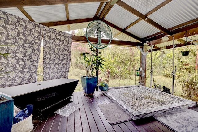 13-1312 Malama St, Pahoa, HI 96778 - view of deck