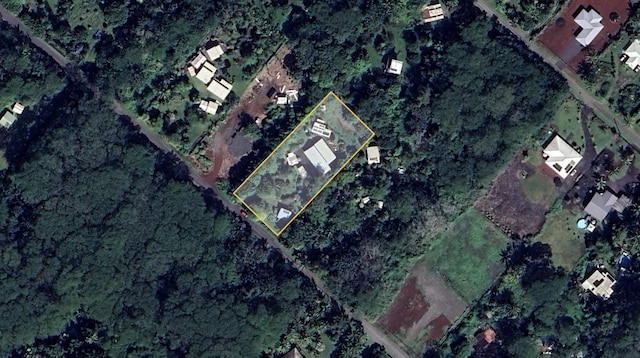 15-2045 8th Ave, Keaau, HI 96749 - map / location featuring property parcel outlined