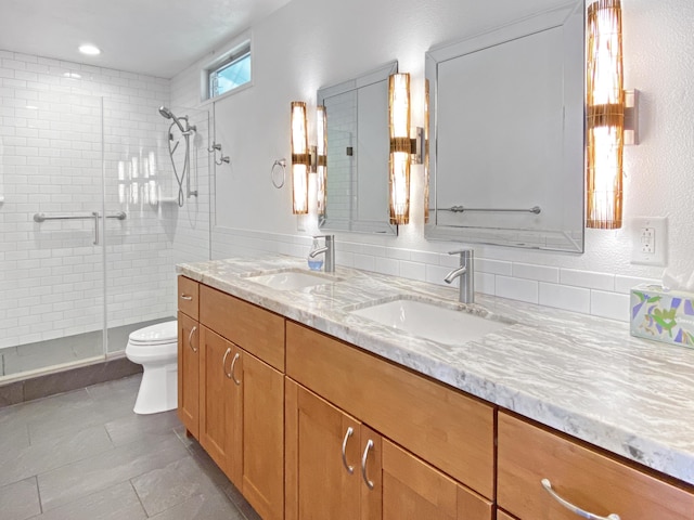 76-6323 Mahuahua Pl, Kailua-Kona, HI 96740 - full bath with a shower stall, double vanity, and tile patterned floors