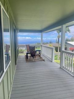 94-1654 Lewa Nuu St, Naalehu, HI 96772 - view of wooden deck