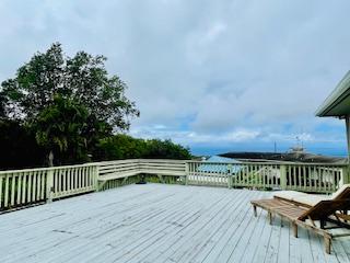 94-1654 Lewa Nuu St, Naalehu, HI 96772 - view of wooden deck
