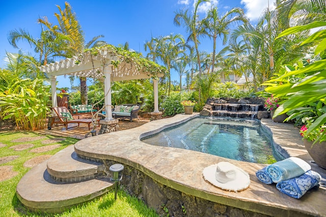 2758 Milo Hae Lp, Koloa, HI 96756 - outdoor pool with a patio area and outdoor lounge area