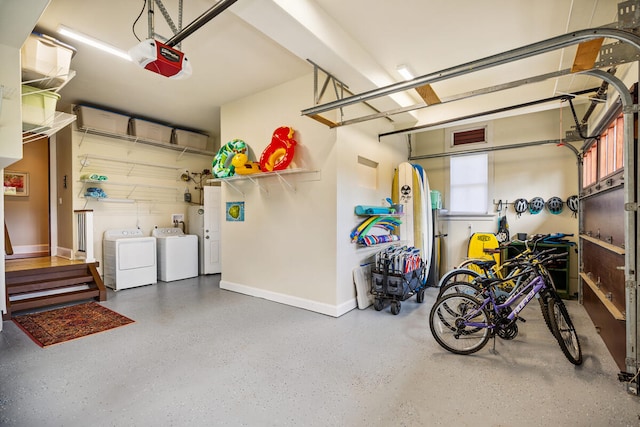 2758 Milo Hae Lp, Koloa, HI 96756 - garage with independent washer and dryer and a garage door opener