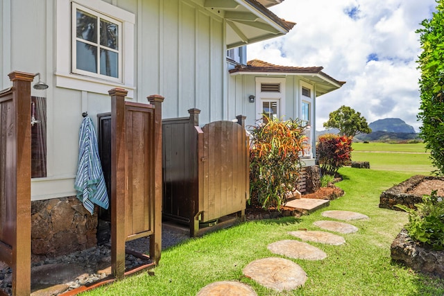 2758 Milo Hae Lp, Koloa, HI 96756 - view of grassy yard with a mountain view