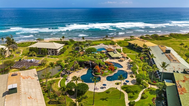 4331 Kauai Beach Dr Unit 3316, Lihue, HI 96766 - aerial view of expansive coastline and a pool area