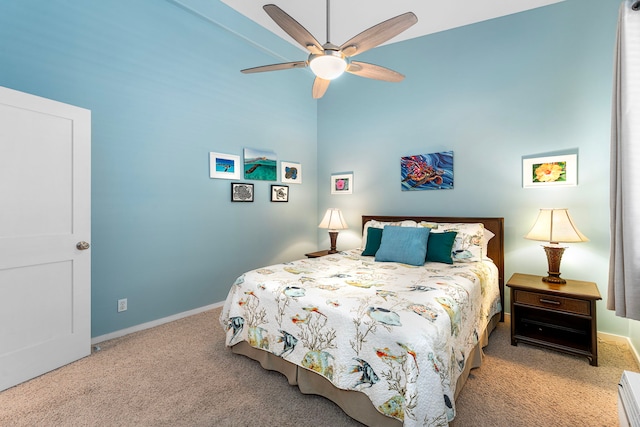 75-346 Hualalai Rd Unit B303, Kailua-Kona, HI 96740 - carpeted bedroom with baseboards and a ceiling fan