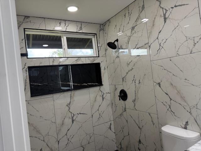 144 Chong St, Hilo, HI 96720 - full bath featuring a marble finish shower and a fireplace