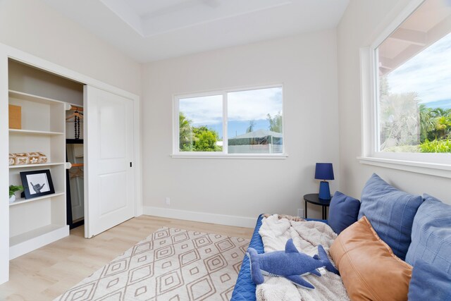 15-1955 Beach Rd, Keaau, HI 96749 - sitting room featuring light wood-style flooring and baseboards
