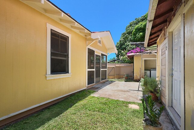 4556 Hauaala Rd, Kapaa, HI 96746 - view of yard featuring a patio area