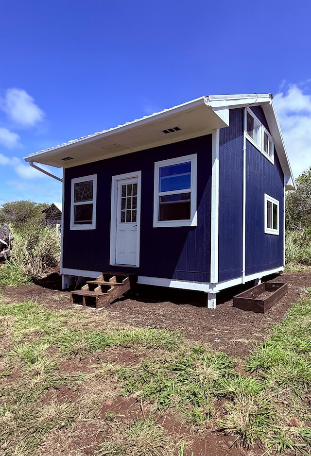 94 Pele St, Naalehu, HI 96772 - view of outdoor structure with entry steps