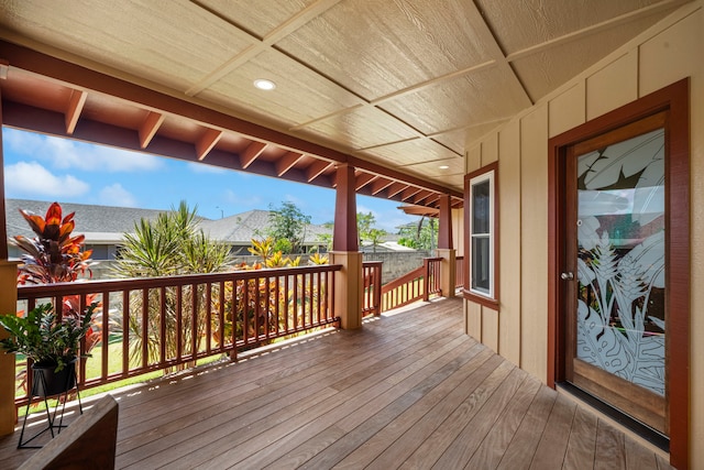 3238 Unahe St, Lihue, HI 96766 - view of wooden terrace