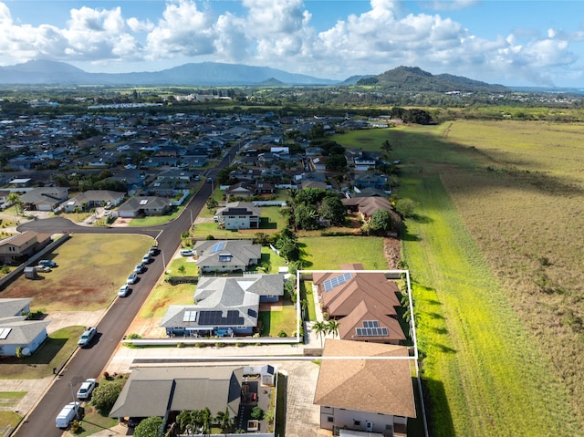 3238 Unahe St, Lihue, HI 96766 - aerial view of residential area featuring mountains