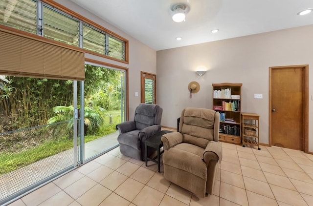 1436 Maikalani St, Hilo, HI 96720 - living area featuring light tile patterned flooring
