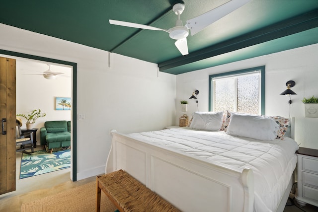 6100 Kawaihau Rd, Kapaa, HI 96746 - bedroom featuring a ceiling fan