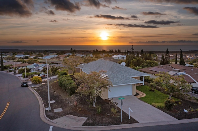 68-3543 Aaka Pl, Waikoloa, HI 96738 - aerial perspective of suburban area with a nearby body of water