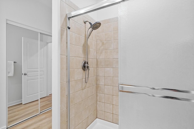 68-1685 Alana St, Waikoloa, HI 96738 - full bath featuring a stall shower and wood finished floors