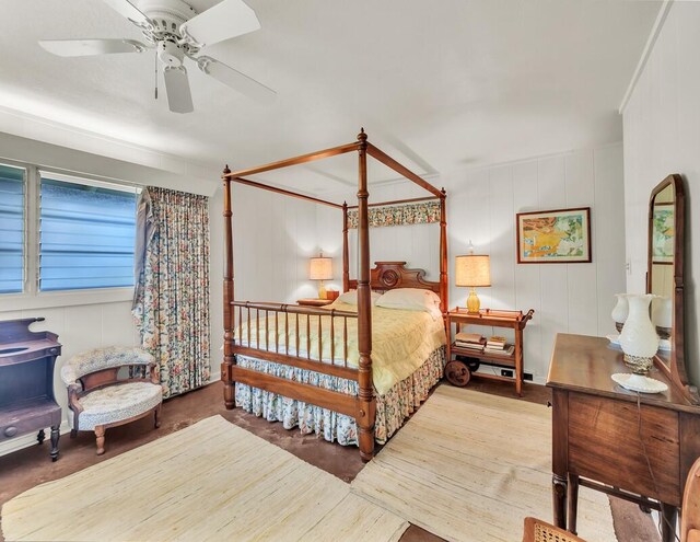 86-4190 Hookena Beach Rd, Captain Cook, HI 96704 - bedroom with a ceiling fan