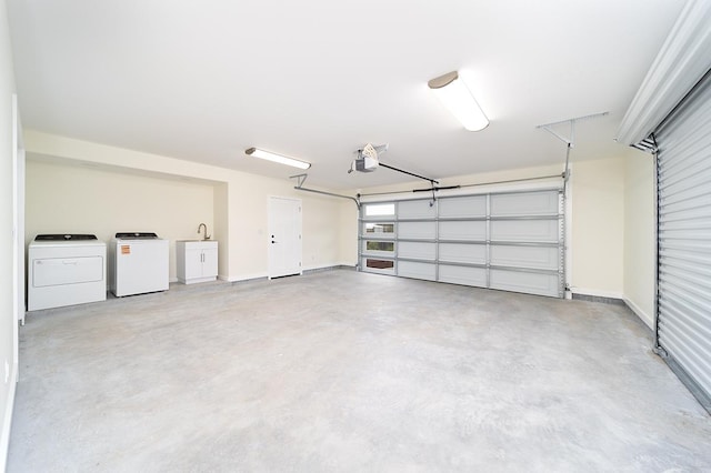 2672 Kuku St, Hilo, HI 96720 - garage featuring independent washer and dryer and a garage door opener
