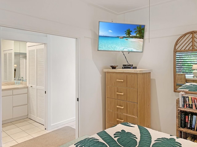 2253 Poipu Rd Unit 28, Koloa, HI 96756 - bedroom with light tile patterned floors