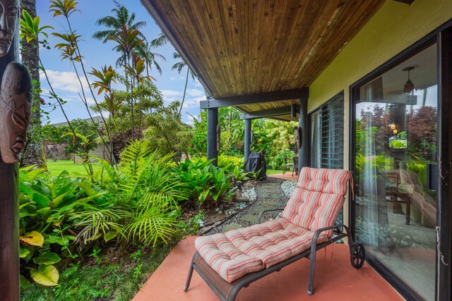 3920 Wyllie Rd Unit 6A, Princeville, HI 96722 - view of patio / terrace