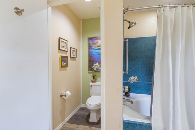 3920 Wyllie Rd Unit 6A, Princeville, HI 96722 - full bathroom featuring toilet and wood finished floors