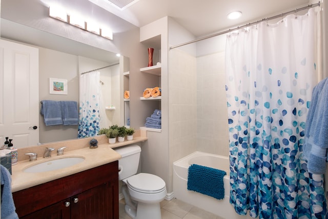 69-200 Pohakulana Pl Unit H22, Waikoloa, HI 96738 - full bath with vanity, tile patterned floors, and shower / bath combo