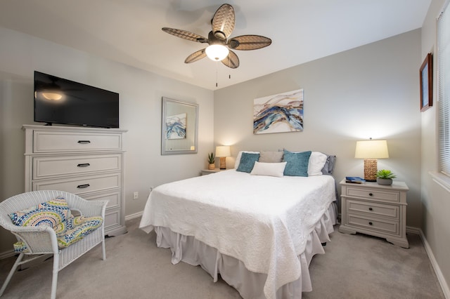 69-200 Pohakulana Pl Unit H22, Waikoloa, HI 96738 - bedroom with light carpet and ceiling fan