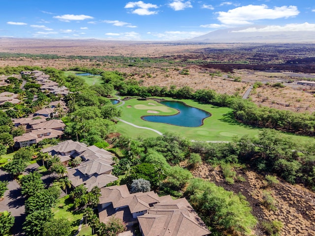 68-1118 N Kaniku Dr Unit 2404, Kamuela, HI 96743 - aerial view of residential area featuring a water and mountain view and a golf course