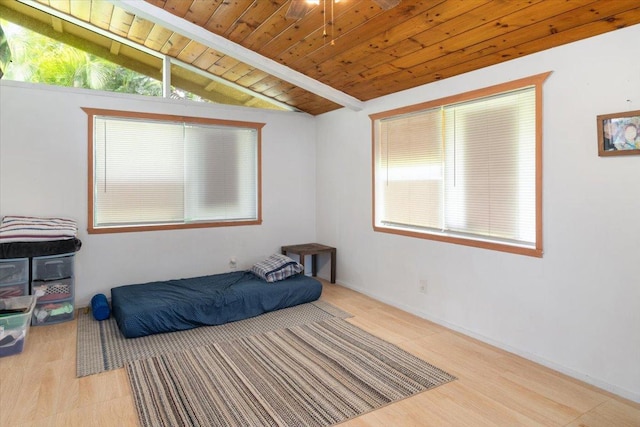 15-2775 Manalo St, Pahoa, HI 96778 - bedroom featuring wooden ceiling and wood finished floors