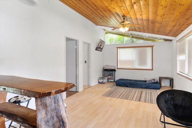 15-2775 Manalo St, Pahoa, HI 96778 - bedroom with vaulted ceiling, wood finished floors, and wooden ceiling