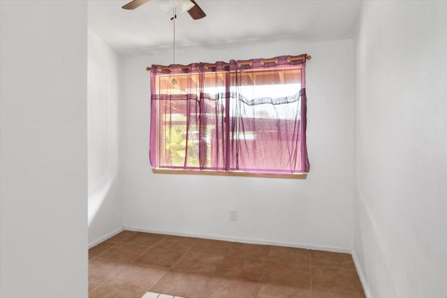 15-2775 Manalo St, Pahoa, HI 96778 - unfurnished room with ceiling fan and tile patterned floors