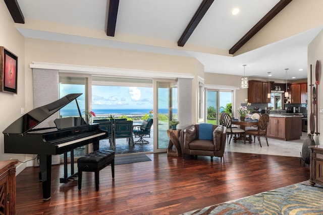 73-4366 Koikoi St, Kailua-Kona, HI 96740 - living area featuring hardwood / wood-style flooring and recessed lighting