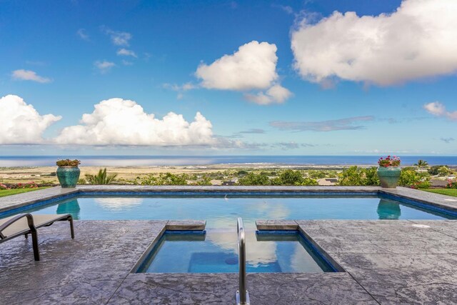 73-4366 Koikoi St, Kailua-Kona, HI 96740 - swimming pool with a water view