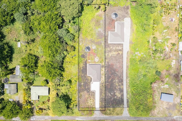 16-1653 34th Ave, Keaau, HI 96760 - aerial view of property's location with property boundaries highlighted