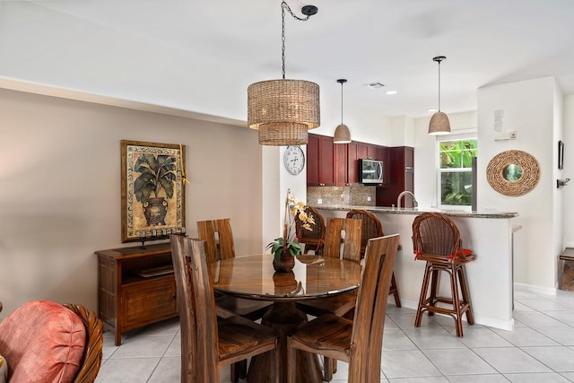 69-200 Pohakulana Pl Unit E2, Waikoloa, HI 96738 - dining area featuring light tile patterned flooring and recessed lighting