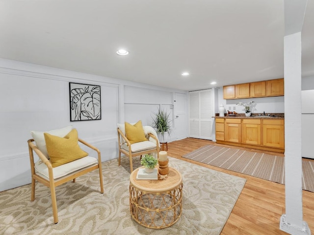1668 Kilauea Ave, Hilo, HI 96720 - living area with light wood finished floors and recessed lighting