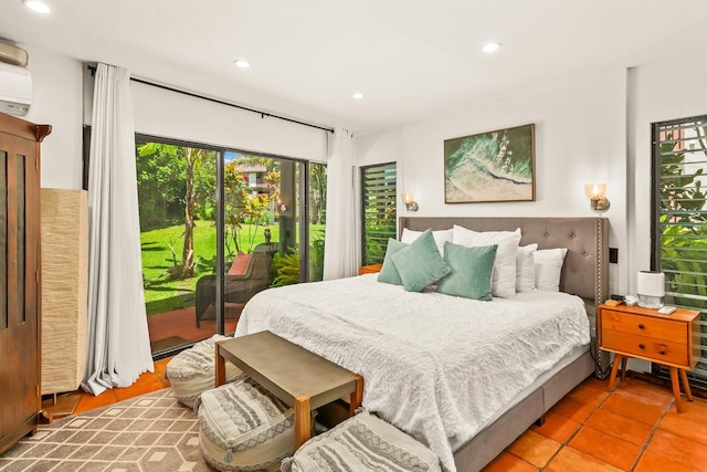3920 Wyllie Rd Unit 10A, Princeville, HI 96722 - bedroom featuring recessed lighting and access to outside