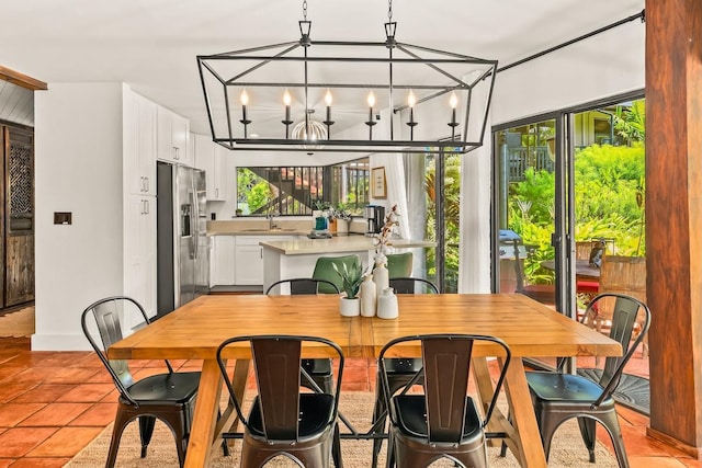 3920 Wyllie Rd Unit 10A, Princeville, HI 96722 - dining area featuring light tile patterned floors