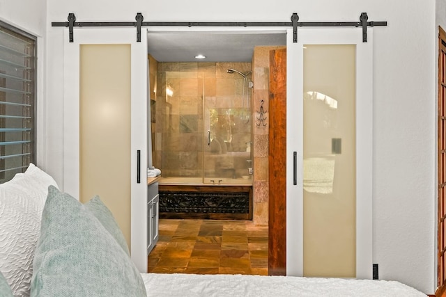 3920 Wyllie Rd Unit 10A, Princeville, HI 96722 - full bathroom with bath / shower combo with glass door
