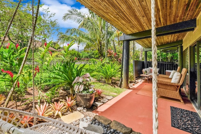 3920 Wyllie Rd Unit 10A, Princeville, HI 96722 - view of patio