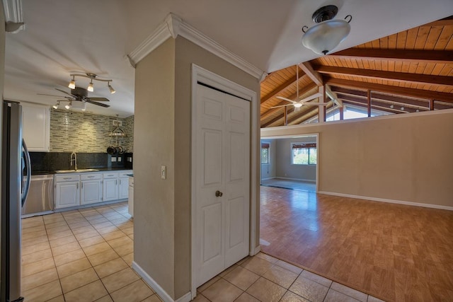 68-1768 Niu Haohao Pl, Waikoloa, HI 96738 - interior space with light tile patterned floors and wood ceiling
